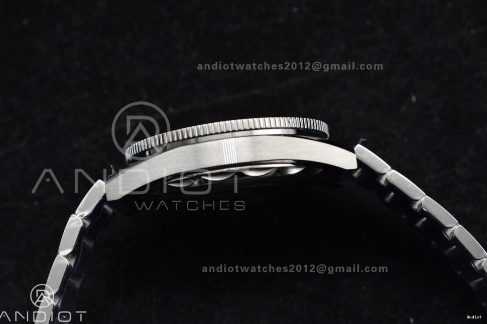 Super A8912 SS VSF Best Clone Seamaster 1:1 300 Edition Heritage Dial Black Bracelet on 0309